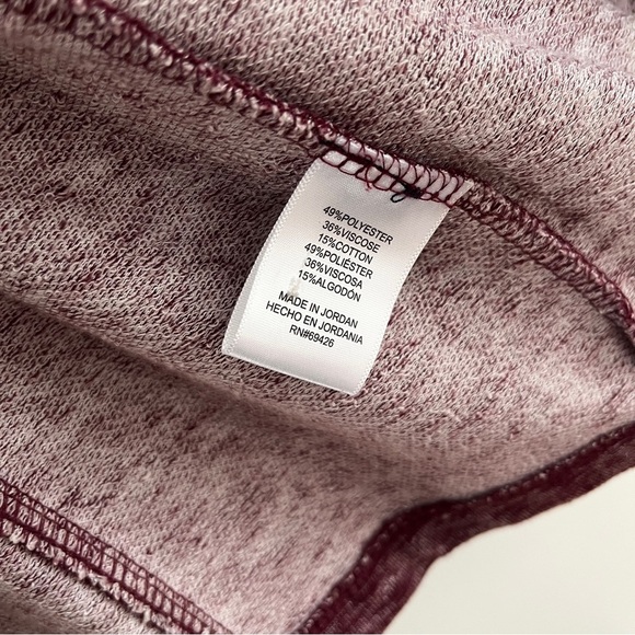 G.H. Bass & Co. Maine Women’s Asymmetrical Zipper Jacket Sweatshirt Large - Picture 5 of 11